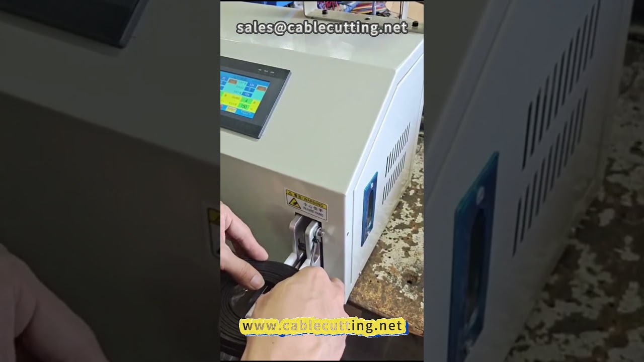 Máquina de enrolar cabo de rede plano | Cabo de rede | Fio plano | Máquina de enrolar e amarrar | Processamento de fios