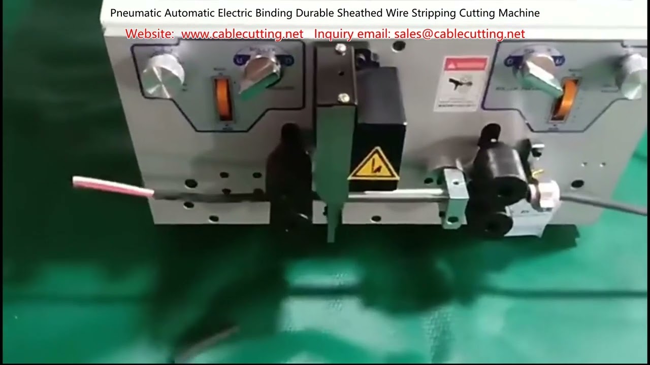 Máquina Pneumática Automática de Corte e Decapagem de Cabos Blindados | Durável e Eficiente