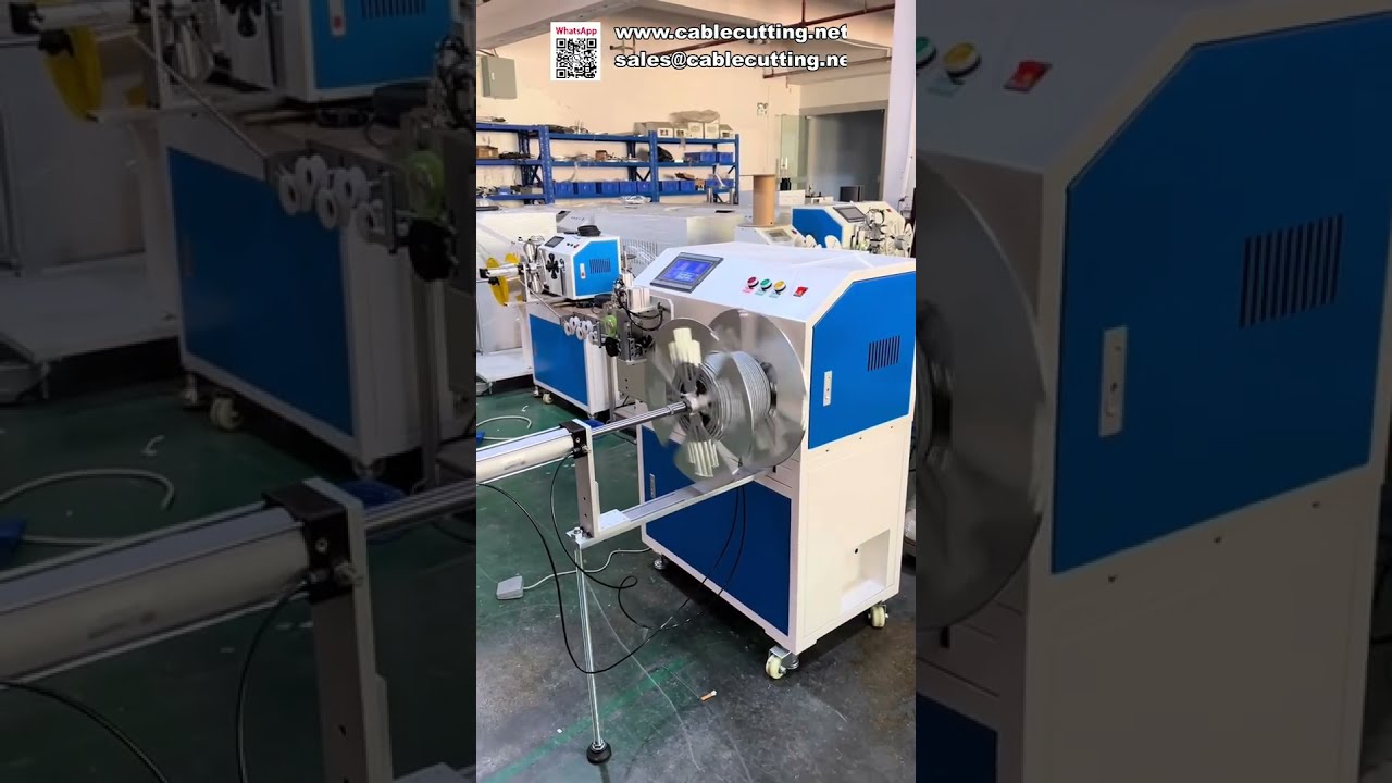 Máquina Automática de Contagem, Corte e Bobinagem para Mangueiras Variadas – Eficiência Industrial