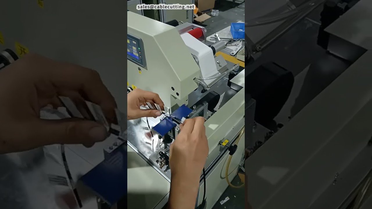 Máquina de Etiquetagem por Dobragem de Fio de Alta Velocidade | Ciclo de 2 a 5 Segundos #fábrica #máquina