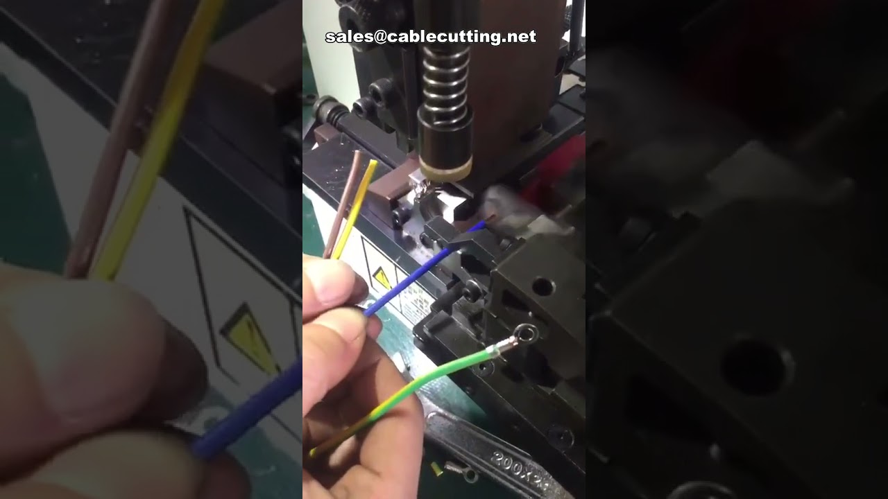 Máquina Manual de Desencapar e Crimpar Fios para Terminal Vertical | Equipamento de Bancada