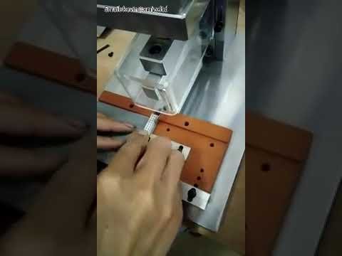 Máquina de Crimpagem Pneumática IDC 8P - Prensa de Fios para Computador FC (Cinza/Branco)