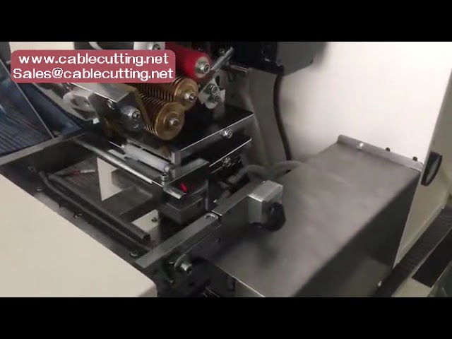 Máquina de Rotulagem Semiautomática para Chicotes Elétricos e Mangueiras de Aço - Etiquetadora Autoadesiva com Dobragem