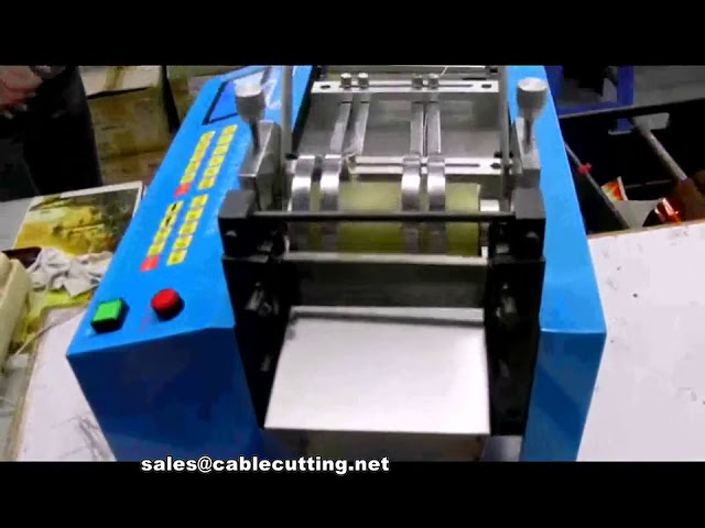 Máquina de Corte de Cabo de Aço em Ação | Cortadora Industrial Eficiente