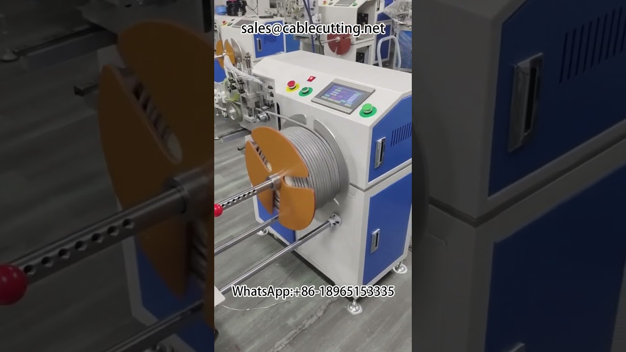 Máquina de Enrolar, Contar e Classificar Fios e Cabos | Automação Industrial #ProcessamentoDeFios #MáquinaDeEnrolamento