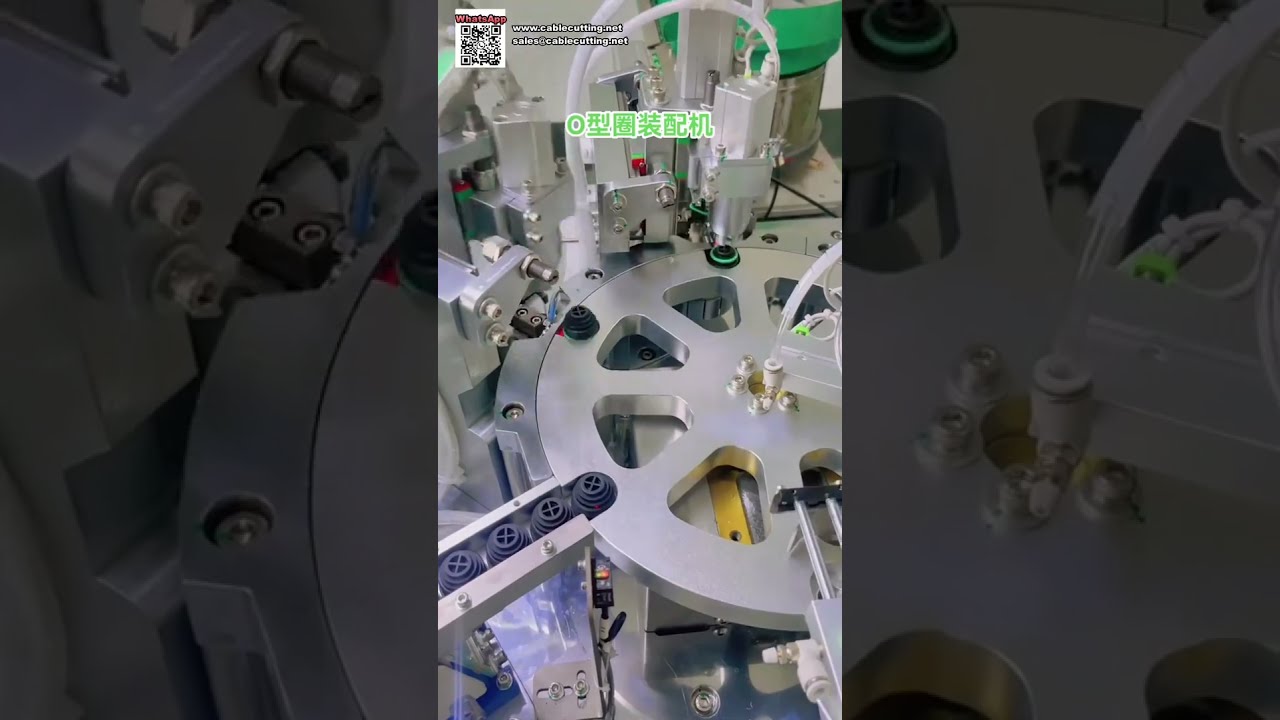 Máquina de Montagem de Anéis O para Fabricação de Componentes de Cilindros Pneumáticos