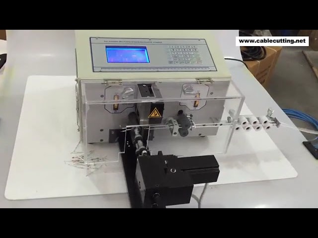 Máquina Automática de Desencapar, Cortar e Torcer Fios WPM-09T
