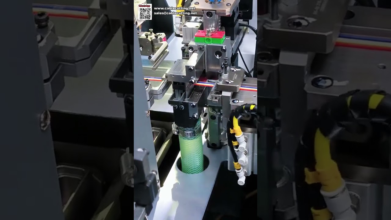 Máquina Automática de Corte, Decapagem e Crimpagem de Terminais
