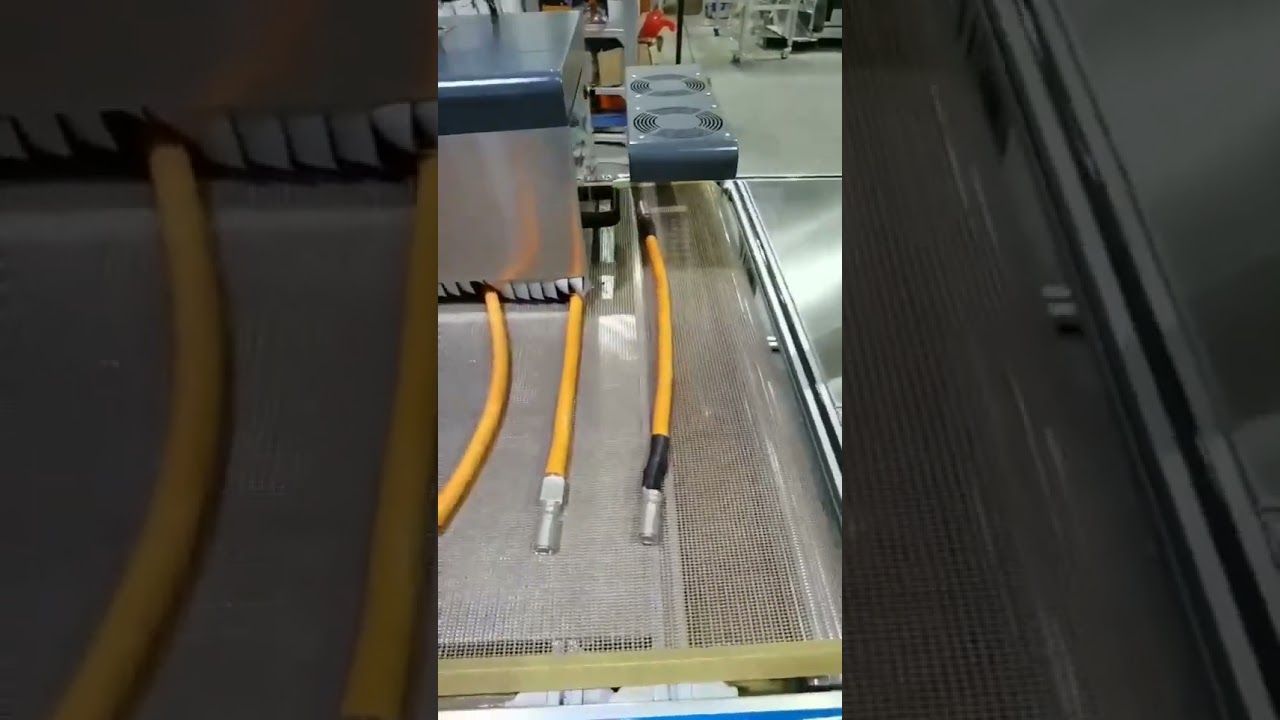 Máquina de Retração por Infravermelho para Chicotes Elétricos | Retração Localizada Automática