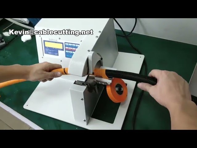 Máquina Automática de Trançagem de Chicotes Elétricos - Enrolamento de Cabos PVC e Fita para Armadura