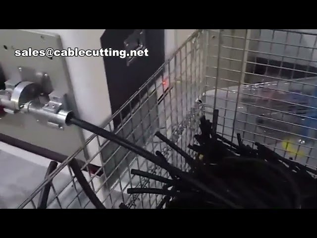 Máquina de Corte Automática para Tubos Termocontráteis, Tubos de Cera e Fios de Aço - Alta Precisão