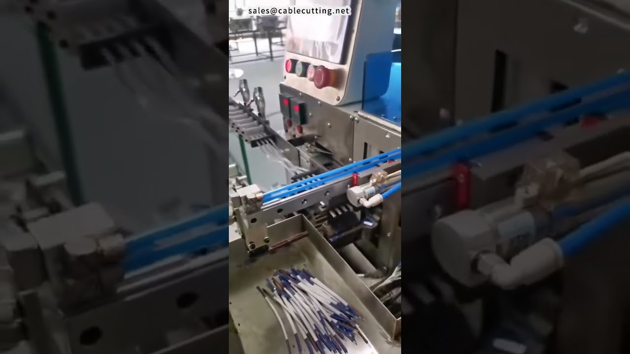 Máquina de Estanhamento por Imersão de Dupla Cabeça para Cabos com Jaqueta Plana | Equipamento para Chicotes #máquina #fábrica #cnc