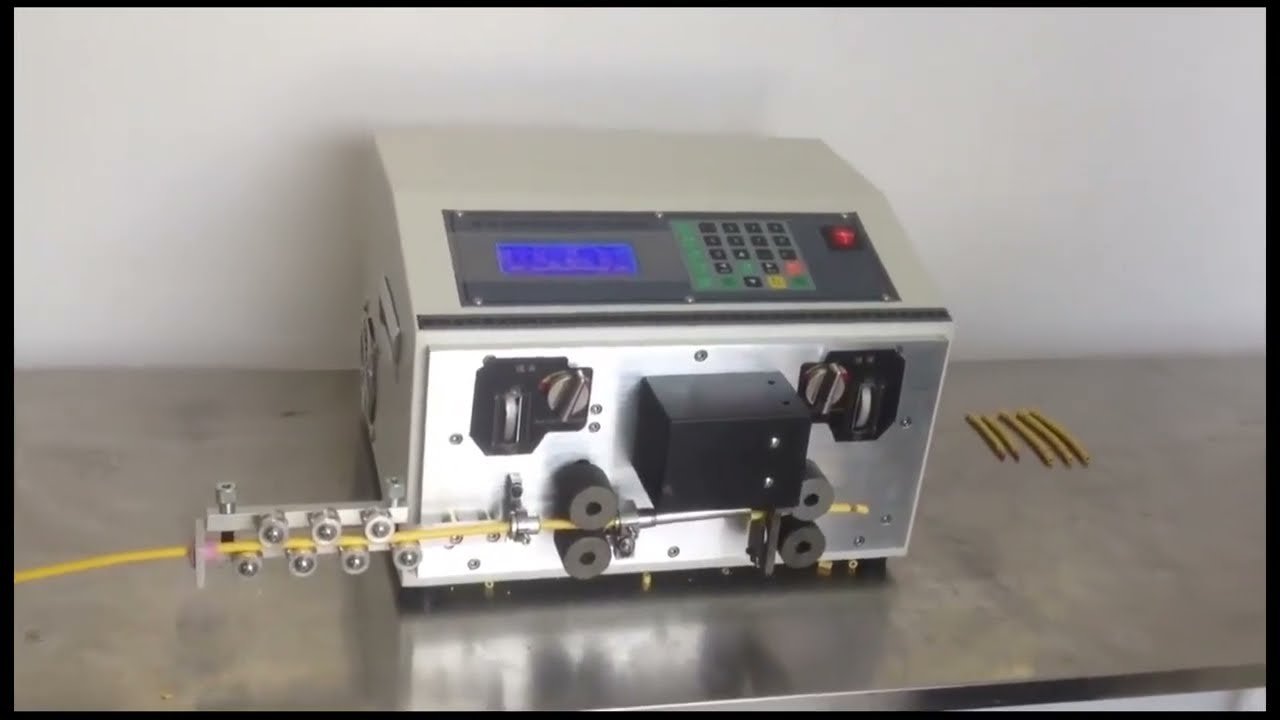 Máquina Automática de Corte e Descascamento de Cabo GB Grosso - Processamento de Fio de 16 mm²