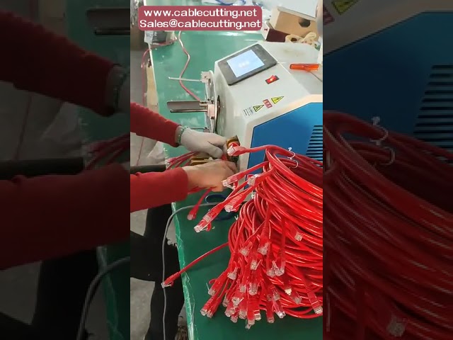 Máquina Automática de Enrolar e Amarrar Cabos com Tela Touch – Formatos Redondo e Figura 8