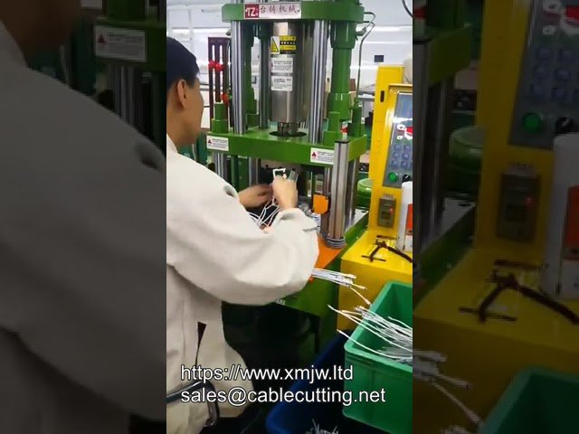Máquina de Injeção Vertical 250 Toneladas - Alta Velocidade para Sobremoldagem de Plugues PVC