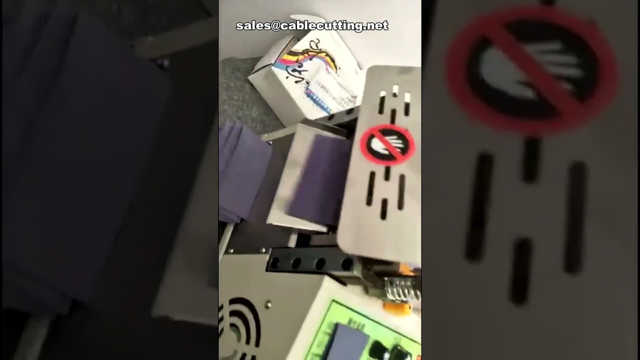 Máquina de Corte de Correias Computadorizada – Modelo Quente e Frio, Cortadora Industrial Automática