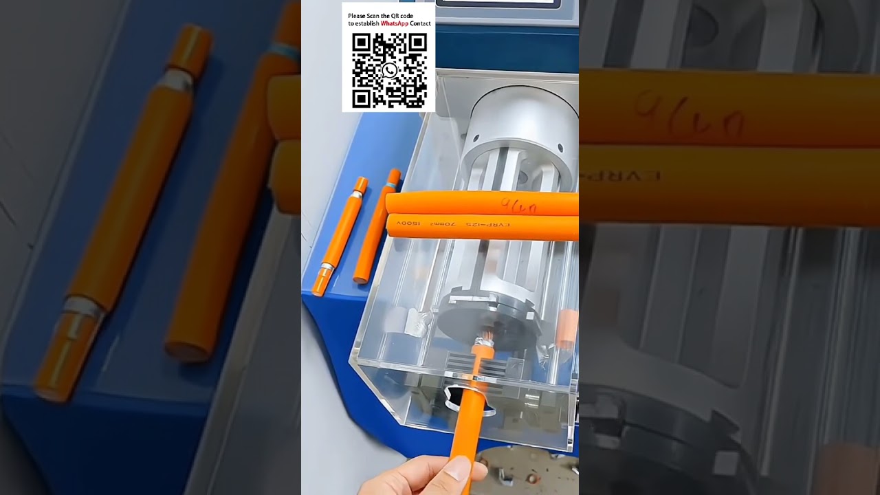 Descascador Rotativo de Cabo Coaxial para Remoção Multicamadas | Inovação em Energia Nova e #ManufaturaInteligente