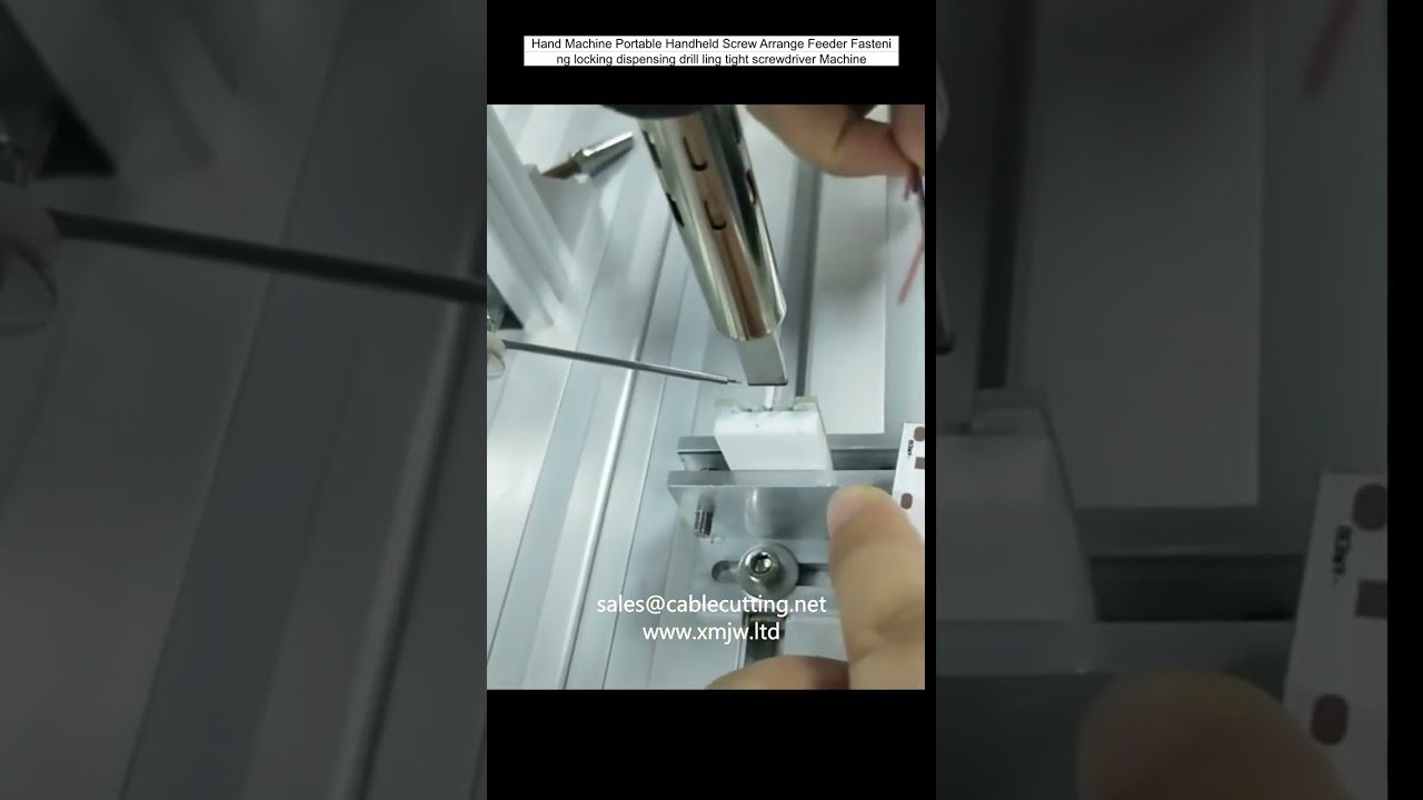 Máquina Portátil de Alimentação e Aperto de Parafusos - Dispensador Automático Manual