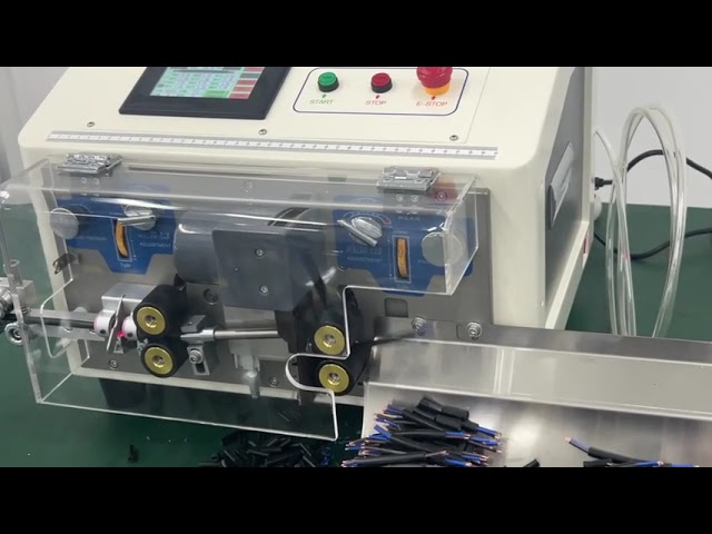 Máquina Automática Multifuncional de Corte e Descascamento de Cabos