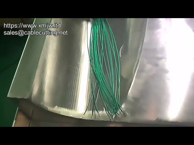 Máquina Automática de Corte, Decapagem e Crimpagem de Fios com Cabeça Dupla - Die Casting