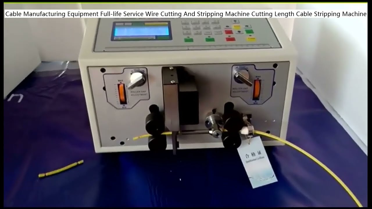 Máquina de Corte e Decapagem de Fios – Equipamento Completo para Fabricação de Cabos