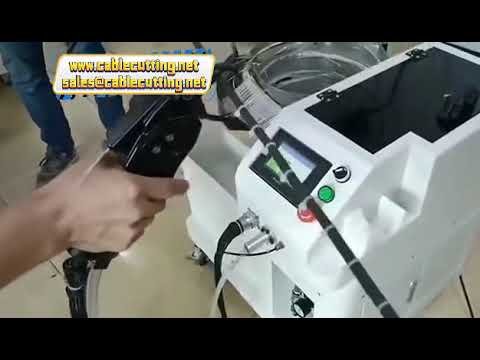 Máquina de amarração de cabos de nylon para painéis de chicotes elétricos - Automação industrial