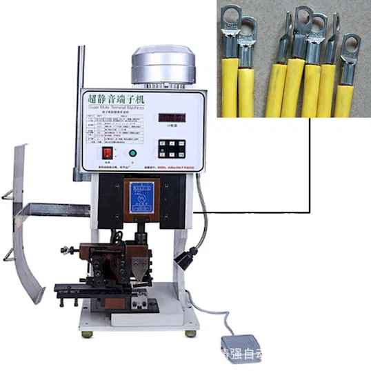 Máquina Semiautomática Silenciosa de Crimpar Terminais WPM-3000S - Máquina de Crimpar Semiautomática